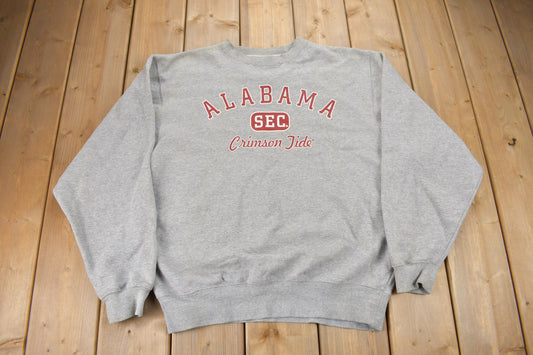 Vintage 1990s University of Alabama Crimson Tide Collegiate Nike Crewneck / Vintage Nike / NCAA Sweatshirt / Sportswear / Americana