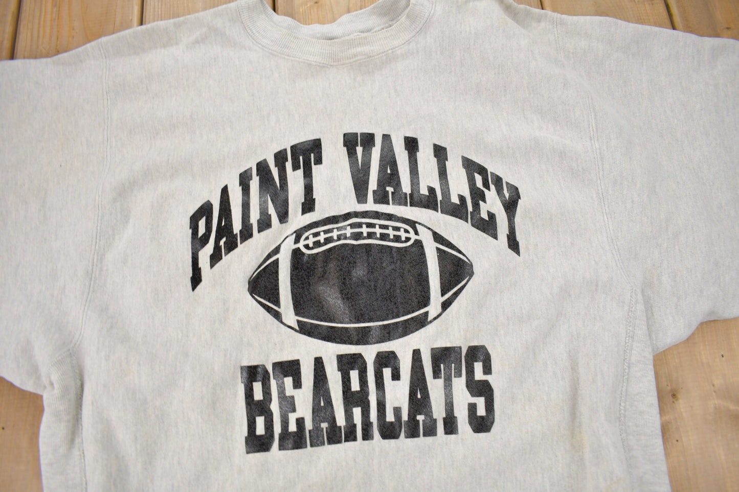 Vintage 1990s Paint Valley Bearcats Champion Reverse Weave Sweatshirt / Vintage Champion / Streetwear / Sportswear / Made IN USA