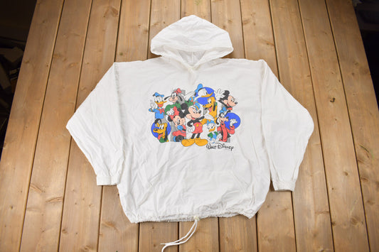 Vintage 1990s Walt Disney Light Windbreaker Jacket / 90s Disney / Size Large / Made In Canada