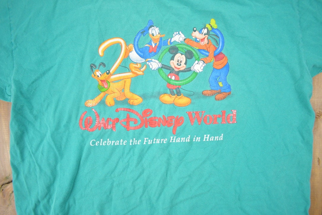 Vintage 1990s Walt Disney World Promo T-Shirt / 90s Disney World / Vintage Mickey Mouse / Mickey / 90s Disney Tee