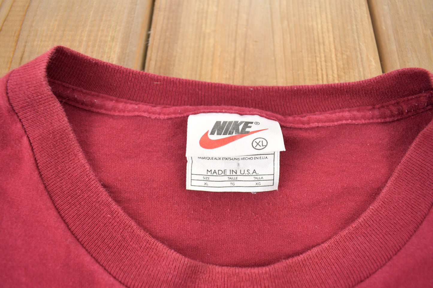 Vintage 1990s Nike Big Swoosh Graphic T-Shirt