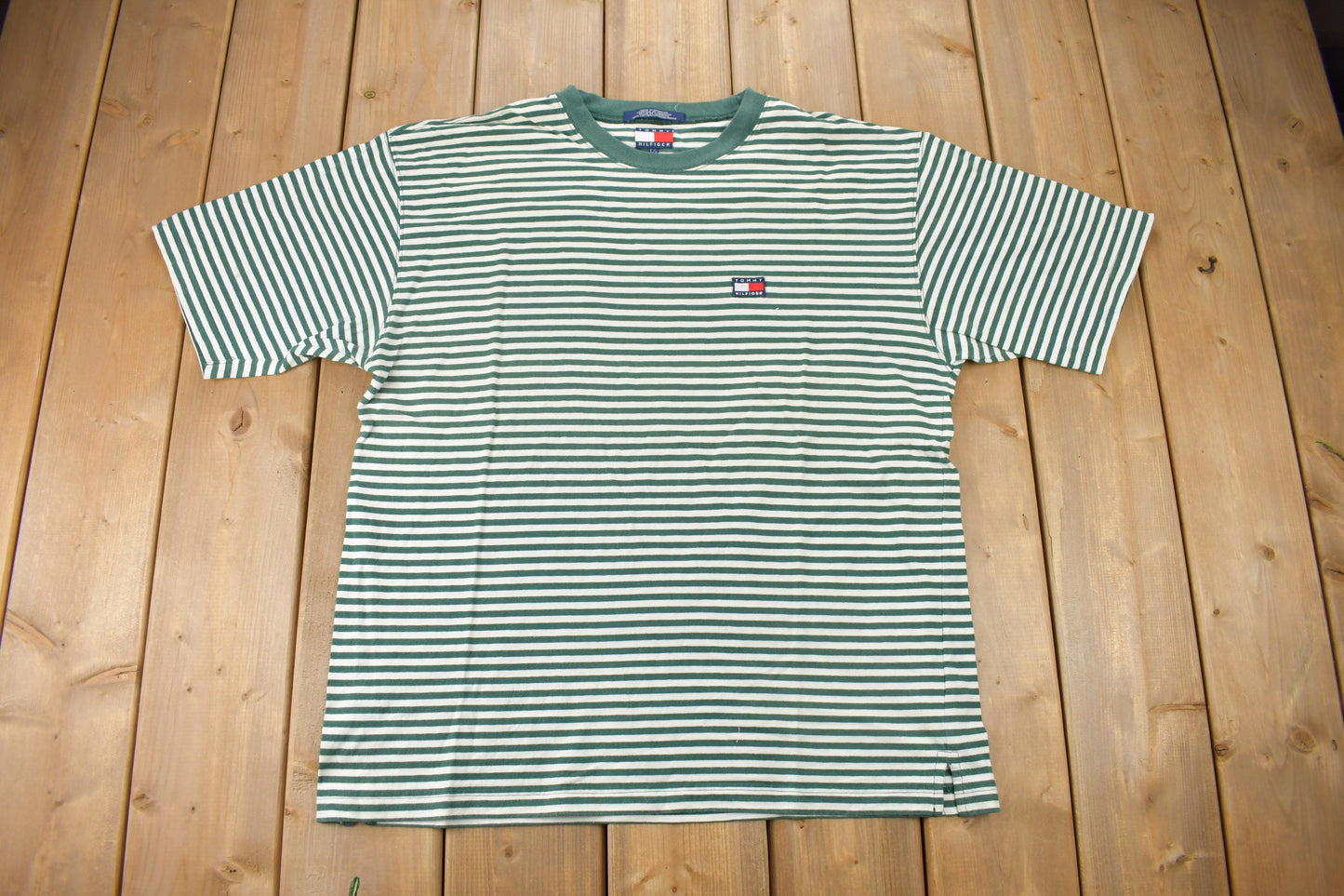 Vintage 1990s Tommy Hilfiger Striped T Shirt