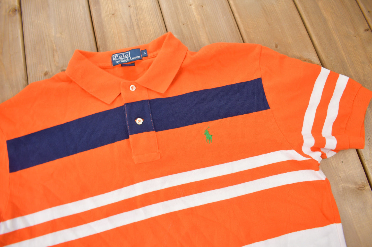 Vintage 1990s Polo Ralph Lauren Striped Polo Shirt