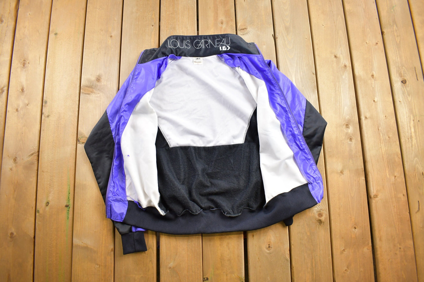 Vintage 1990s Louis Garner Ottawa Bicycle Windbreaker Jacket