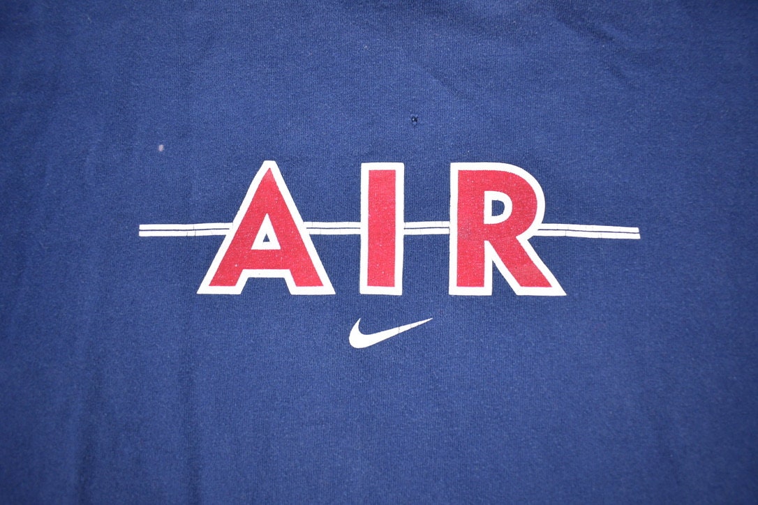 Vintage 1990s Nike Air T-Shirt / 90s Nike  / Vintage Streetwear / Graphic T Shirt / Athletic Wear / Made In USA