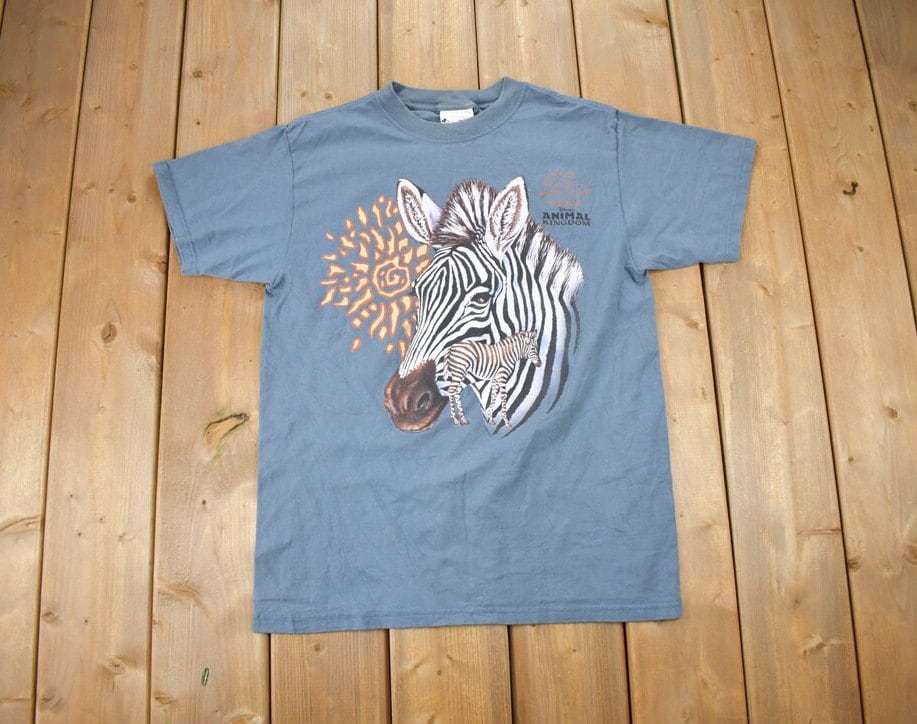 Vintage 1990s Disney Animal Kingdom T-Shirt / 90s Graphic Tee / Walt Disney World / Made In USA / 90s Disney Tee