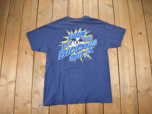 Vintage 2001 Big Dogs Who Let The Dogs Out T-Shirt / Streetwear / Retro / Made In USA / 90s Graphic Tee