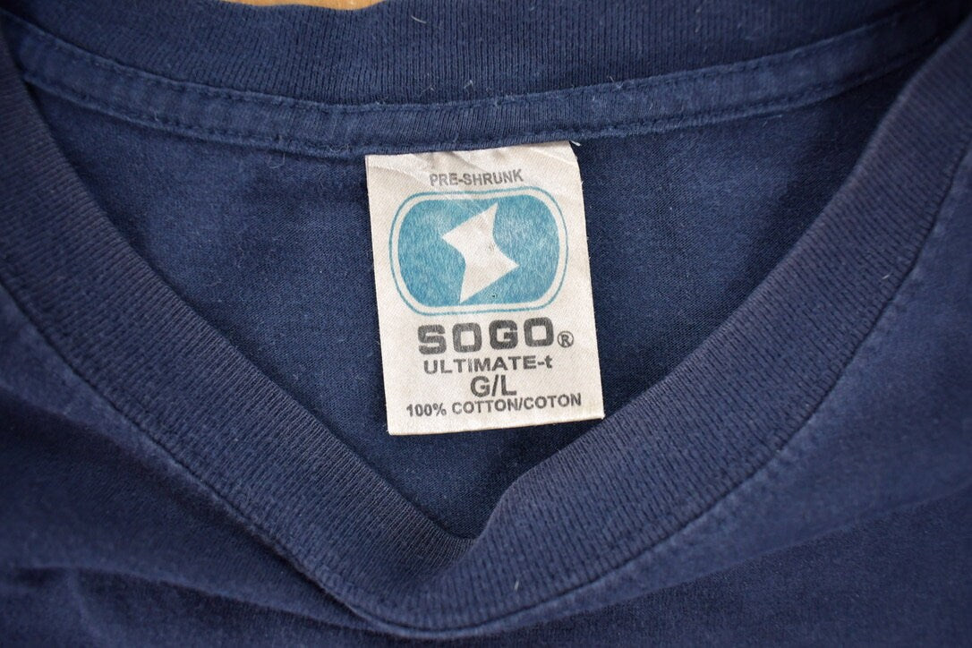 Vintage 1990s NHL Go Leafs Go Graphic T-Shirt