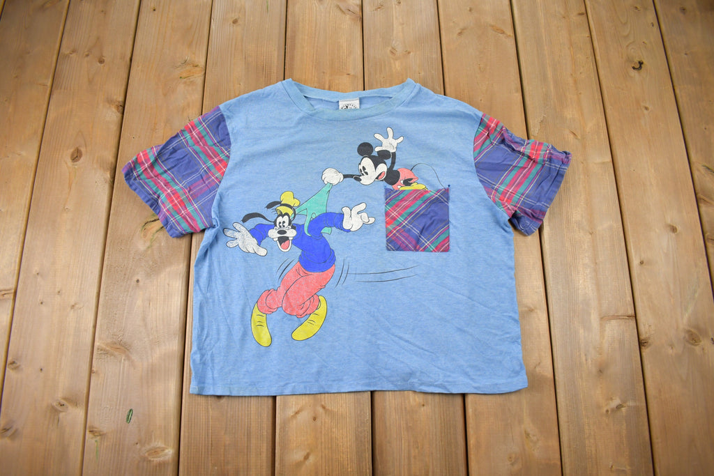 Vintage 1980s Disney Mickey Mouse Goofy Cartoon T-Shirt