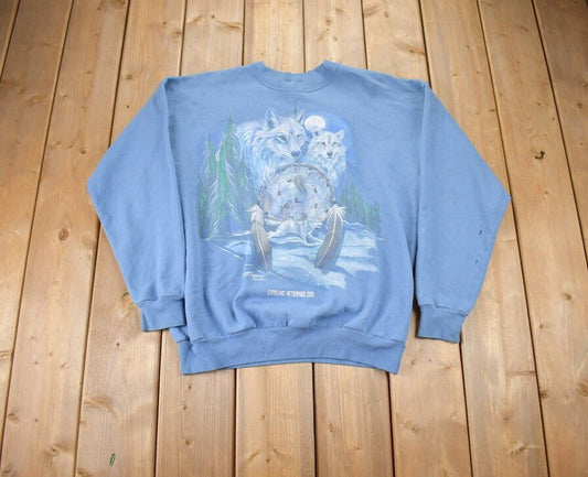 Vintage 1990s Cleveland Metro Parks Zoo Crewneck / Souvenir / Vintage Sweatshirt / Outdoorsman / Hanes Comfortblend / Made In USA /