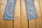 Vintage Y2K Miss Me Bedazzled Low Rise Jeans Size 26x33