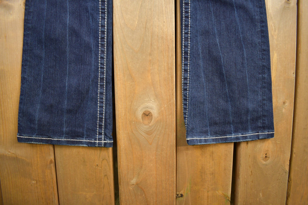 Vintage Y2K Miss Me Bedazzled Low Rise Jeans Size 26x33