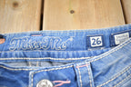 Vintage Y2K Miss Me Bedazzled Low Rise Jeans Size 26x33