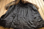 Vintage 1970s Full Length Multi Brown Mink Fur Coat