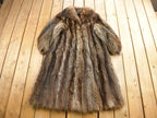 Vintage 1970s Full Length Multi Brown Mink Fur Coat