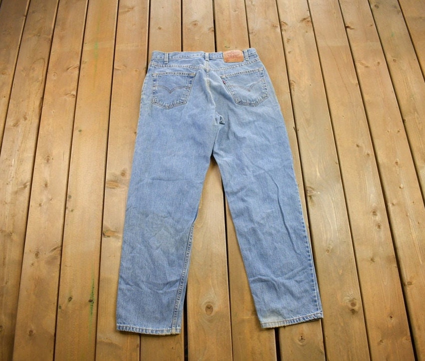 Vintage 1990s Levi's 550 Jeans Size 35x32/ Vintage Denim / Streetwear / Made In Canada / Vintage Levi's / Levi's 550