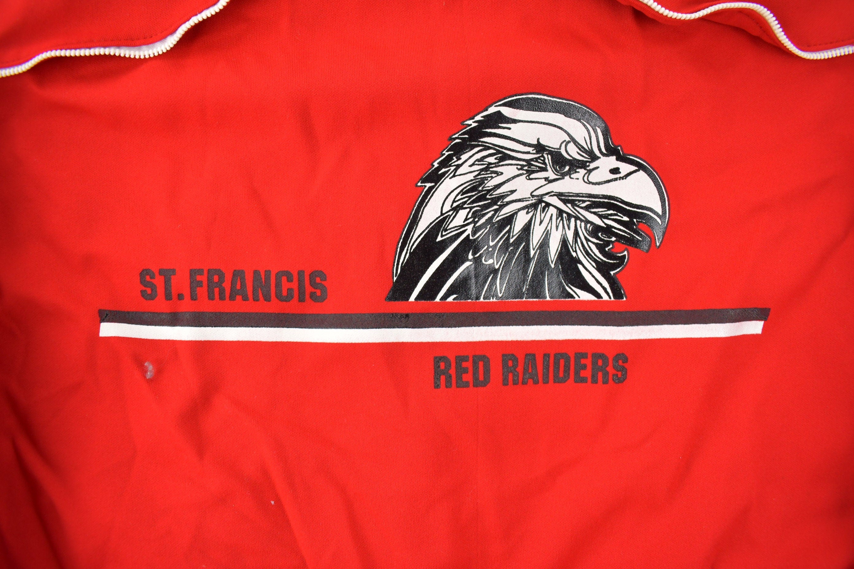Vintage 1960s St. Francis Red Raiders Champion Varsity Jacket