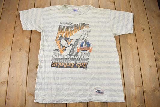 Vintage 1992 Pittsburgh Penguins NHL Stanley Cup T-Shirt