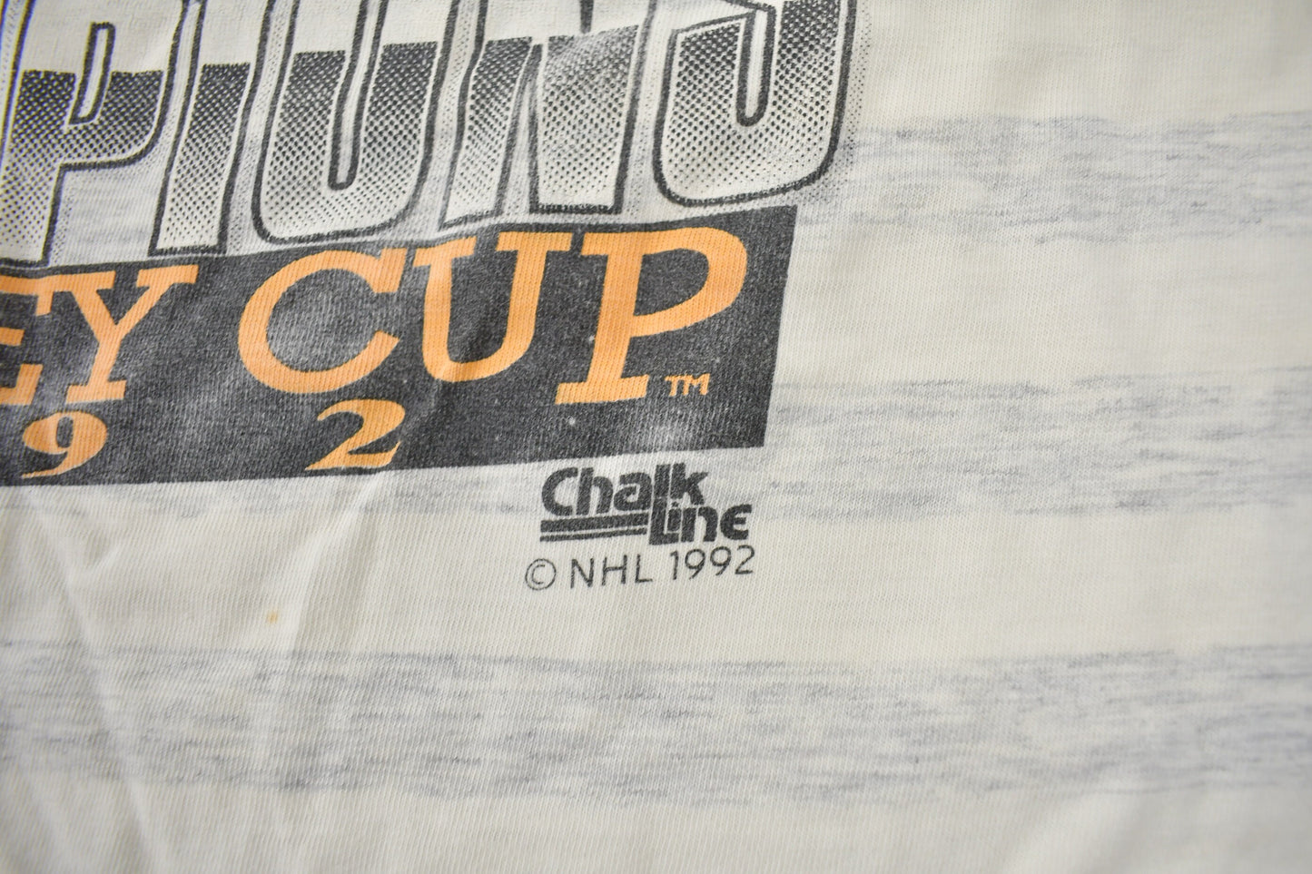 Vintage 1992 Pittsburgh Penguins NHL Stanley Cup T-Shirt