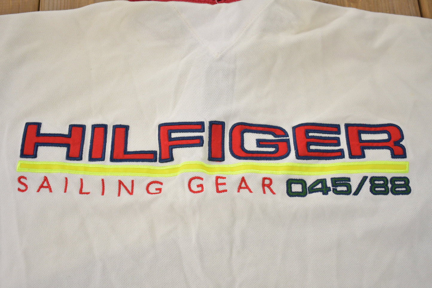 Vintage 1990s Tommy Hilfiger Sailing Gear Embroidered Polo T-Shirt