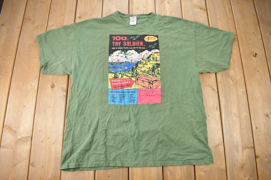 Vintage Y2K Toy Soldier Graphic T Shirt