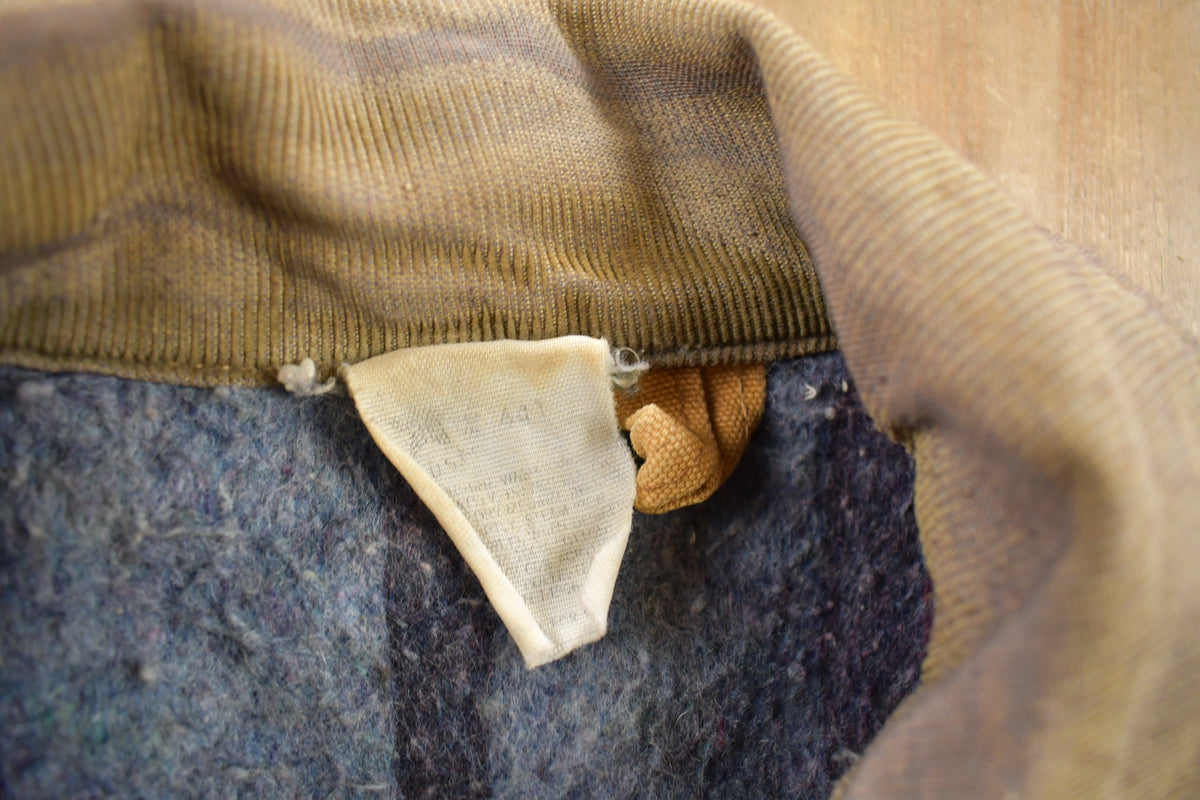 Vintage 1980s Carhartt Blanket Lined Chore Jacket