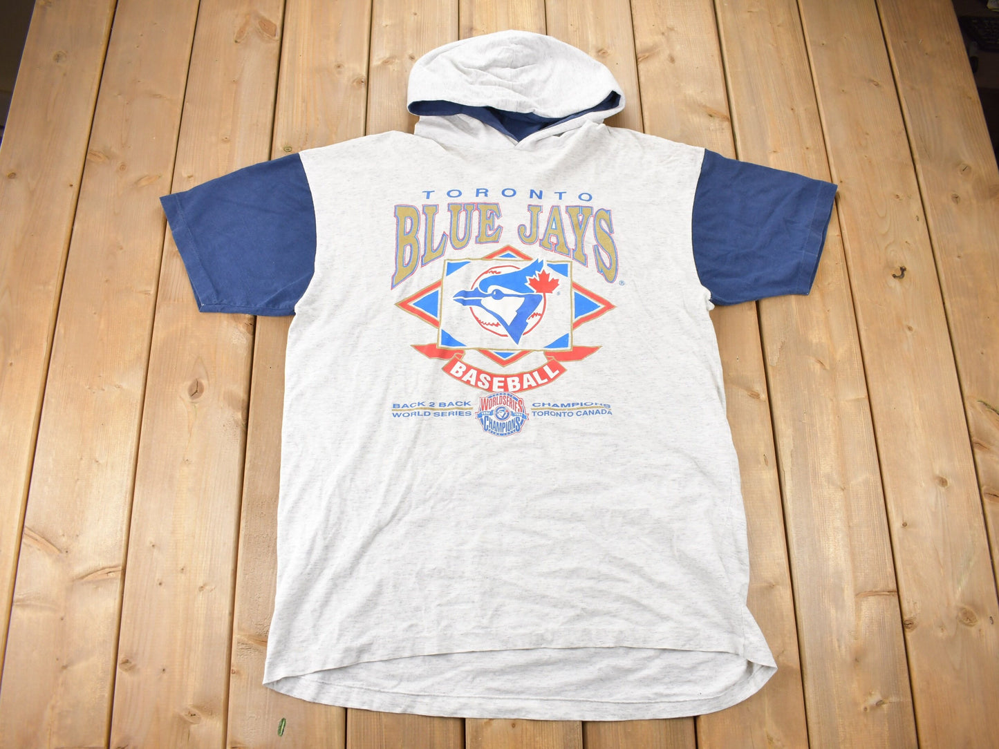 Vintage 1994 Toronto Blue Jays MLB Back to Back World Champions Graphic T Shirt