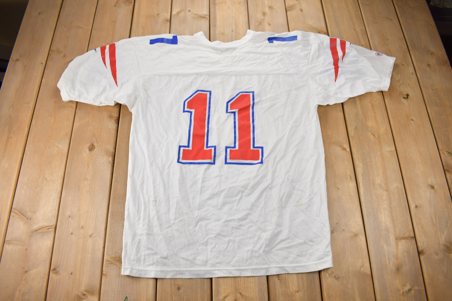 Vintage 1990s New England Patriots Blank Mesh Champion Jersey