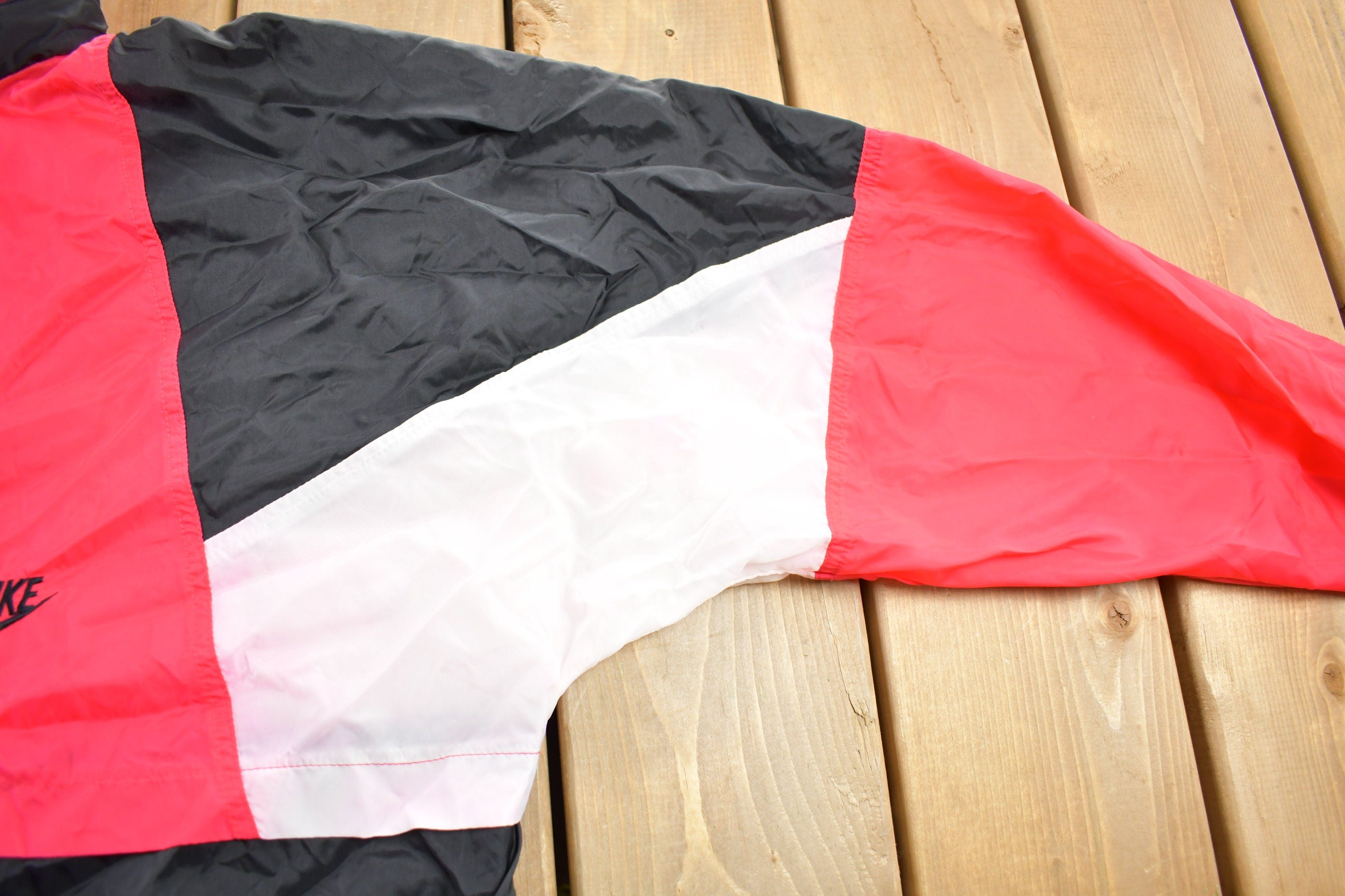 Vintage 1990s Nike Color Block Windbreaker Jacket