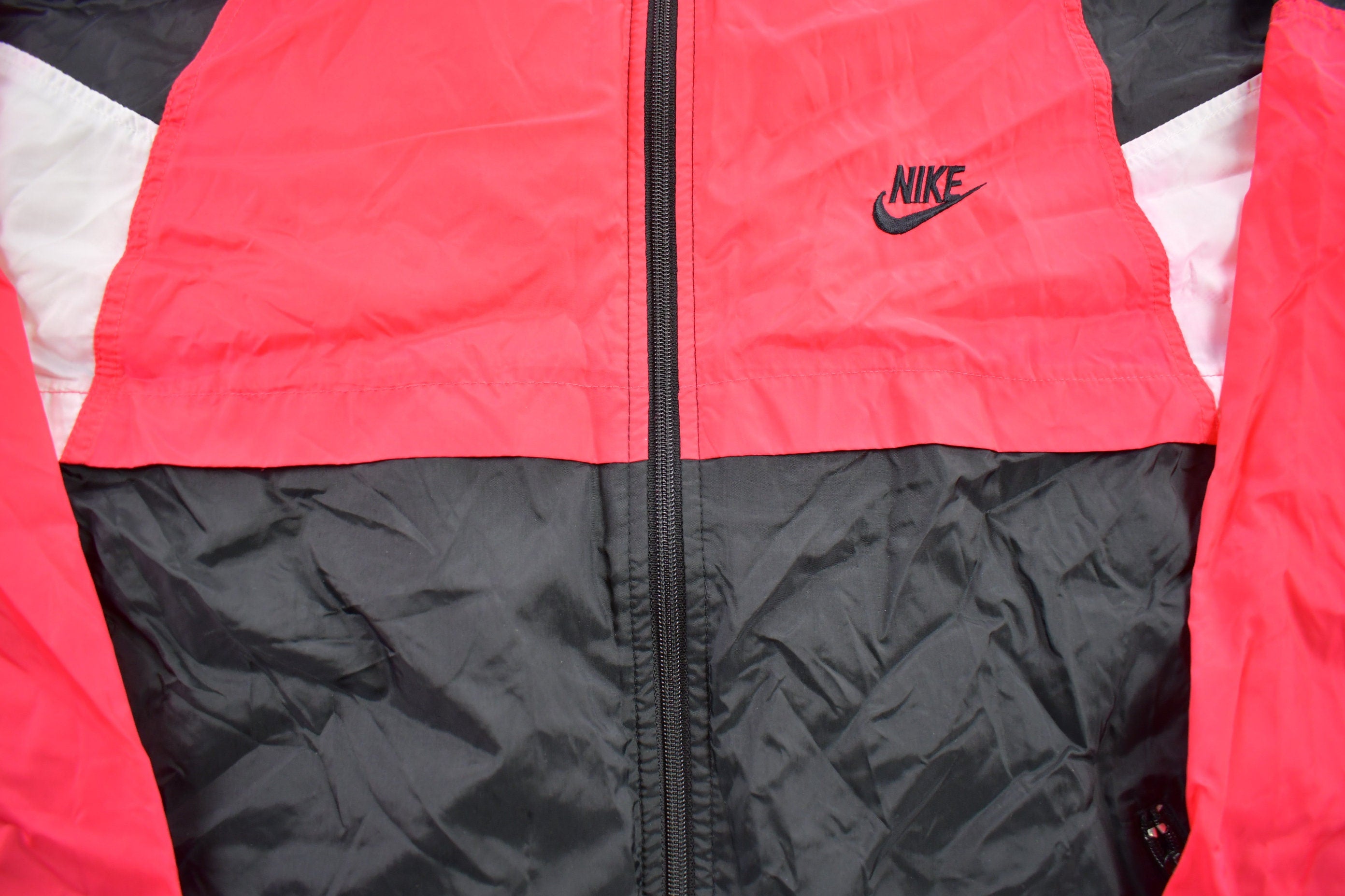 Vintage 1990s Nike Color Block Windbreaker Jacket