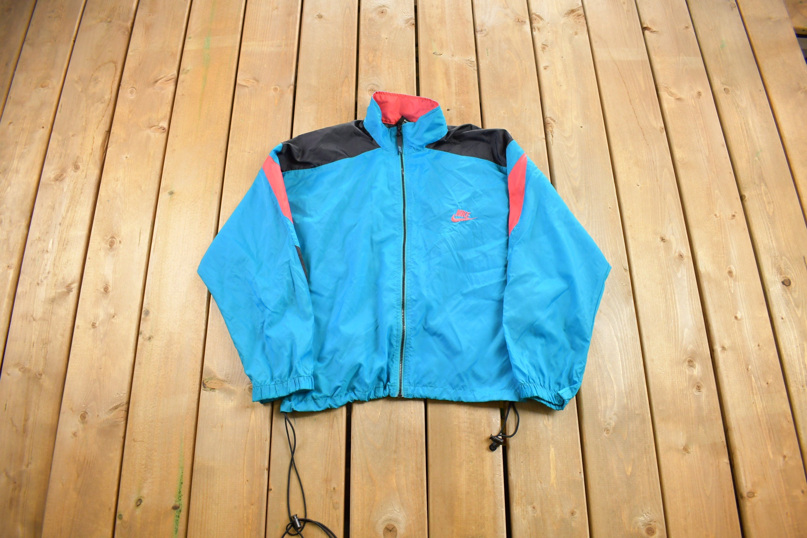 Vintage 1990s Nike Color Block Windbreaker Jacket