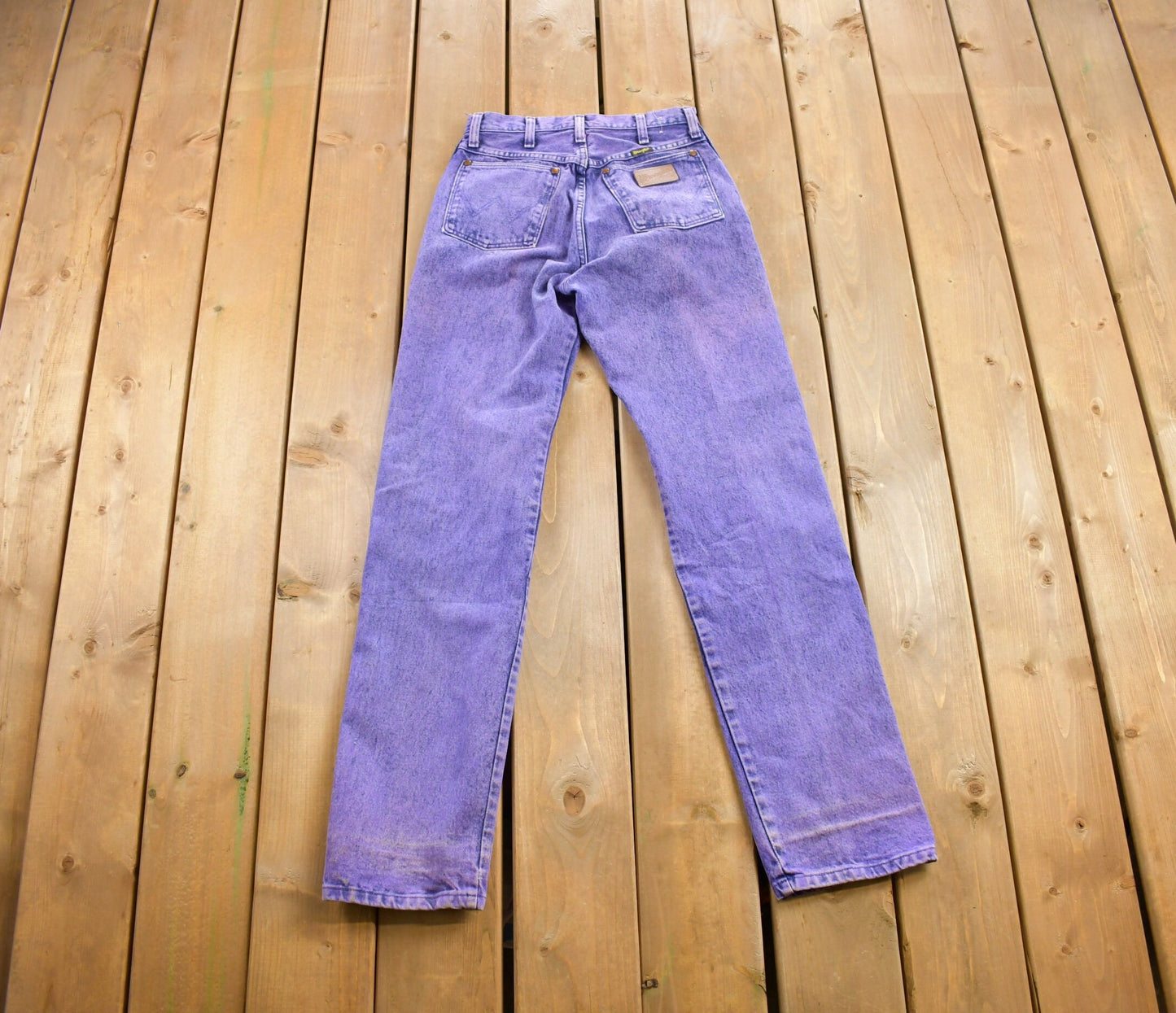 Vintage 1990s Purple Wash Wrangler Denim Jeans Size 26x32