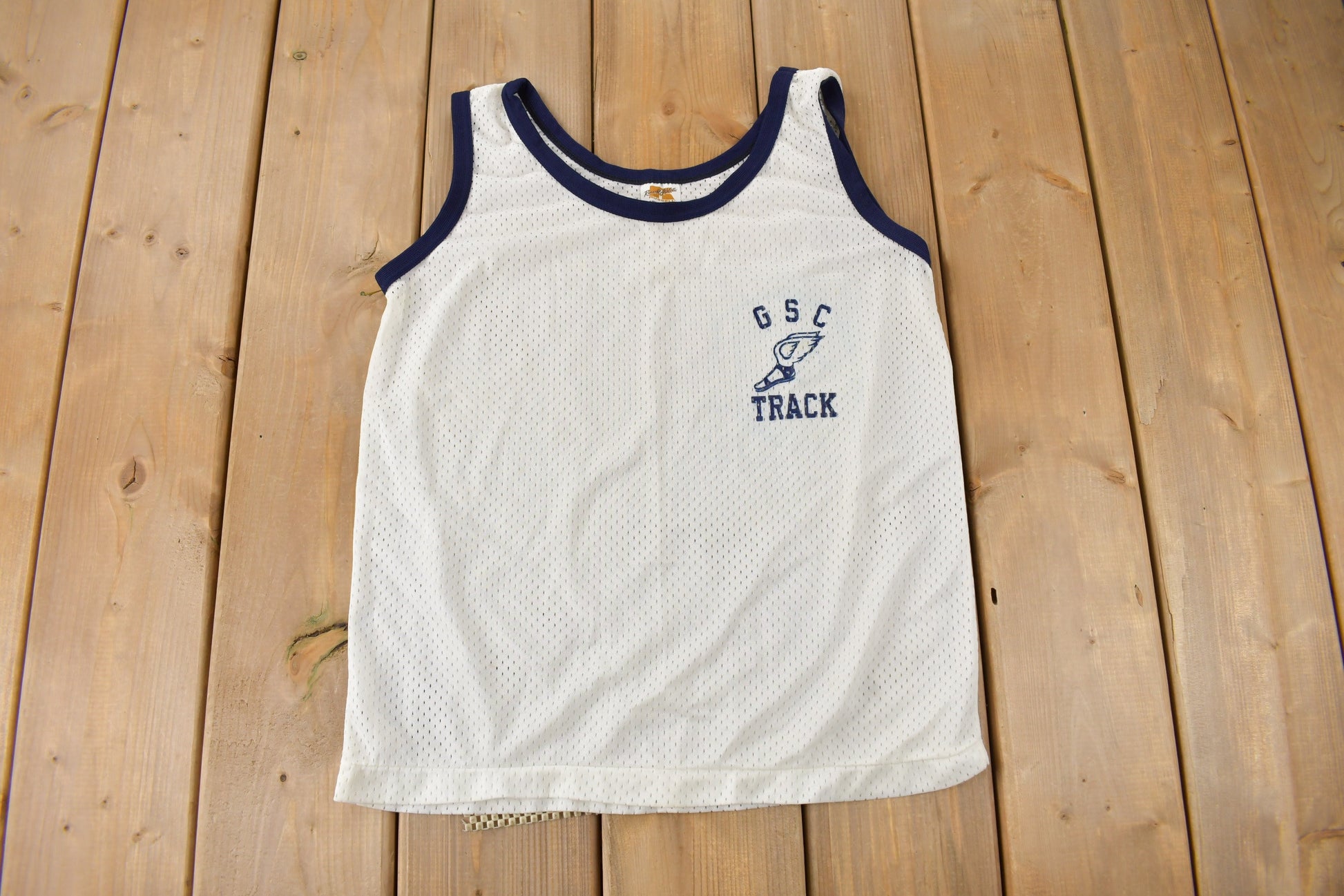 Vintage 1970s GSC Track Russell Athletics Women's Basketball Jersey Size 14