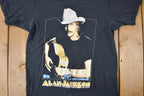 Vintage 1991 Alan Jackson Don't Rock The Jukebox Single Stitch Band Tee Made in Canada