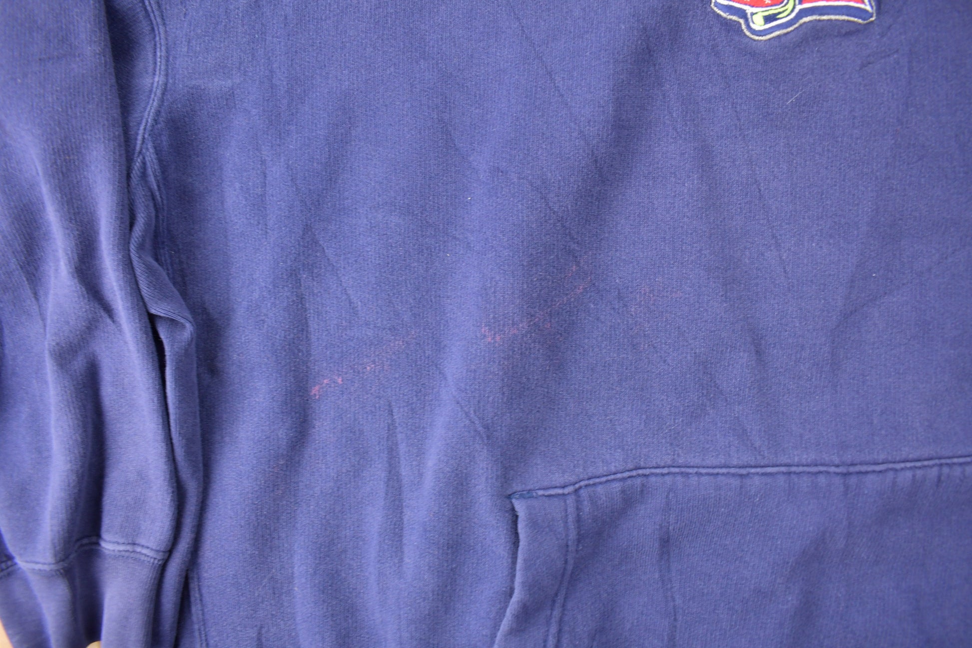 Vintage 1990s Columbus Blue Jackets NHL Embroidered Hockey Hoodie Size 2XL