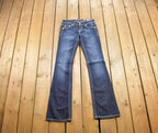 Vintage Y2K Miss Me Bedazzled Low Rise Jeans Size 26x34
