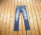 Vintage Y2K Miss Me Bedazzled Low Rise Jeans Size 26x33