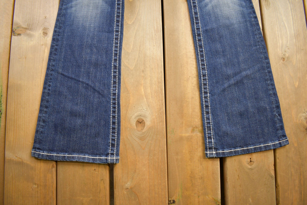 Vintage Y2K Miss Me Bedazzled Low Rise Jeans Size 26x33