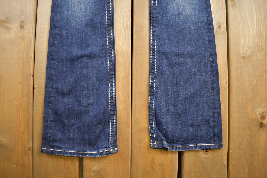 Vintage Y2K Miss Me Bedazzled Low Rise Jeans Size 26x34