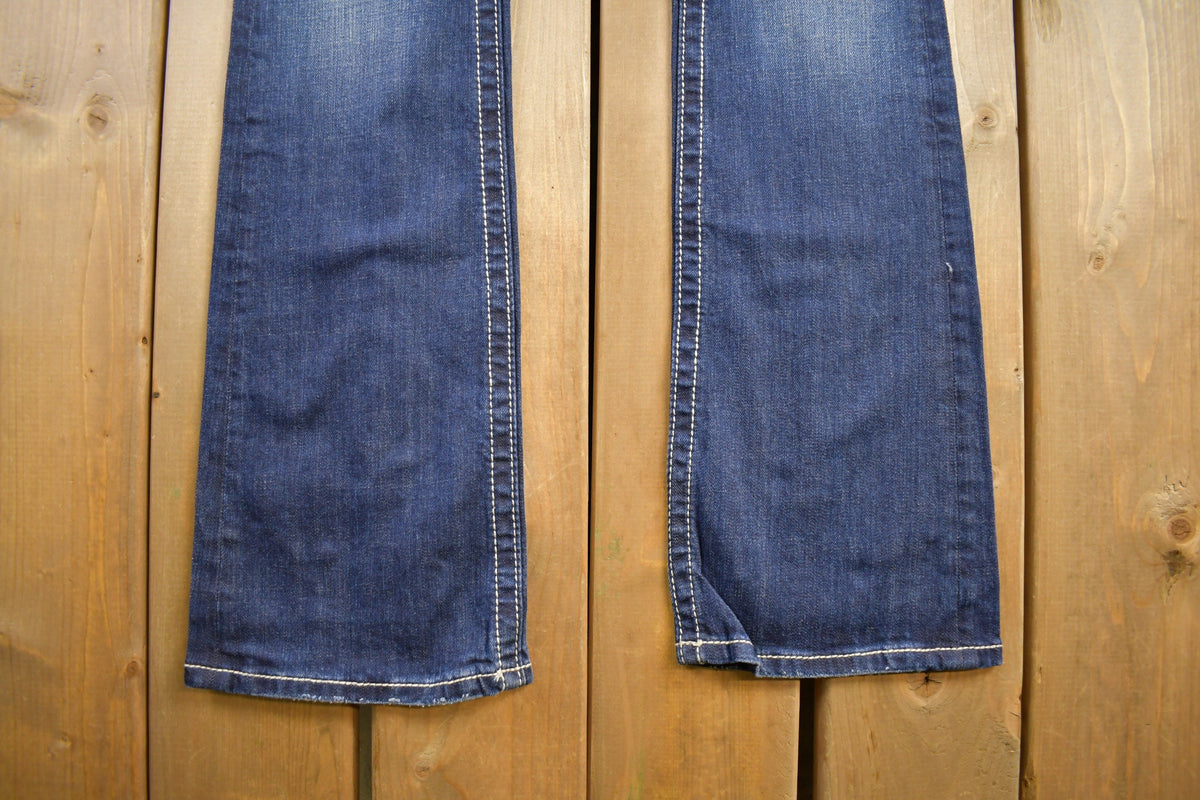 Vintage Y2K Miss Me Bedazzled Low Rise Jeans Size 26x34