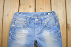 Vintage Y2K Miss Me Bedazzled Low Rise Jeans Size 26x33