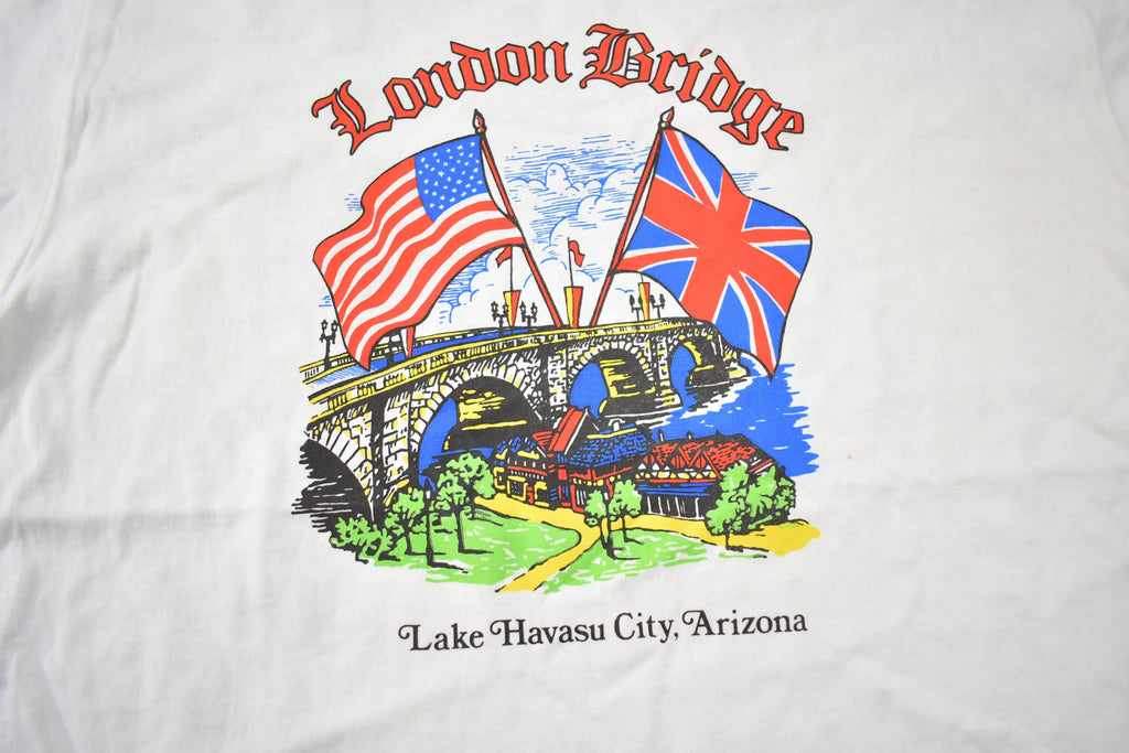 Vintage 1990s London Bridge Lake Havasu City Arizona Souvenir T Shirt