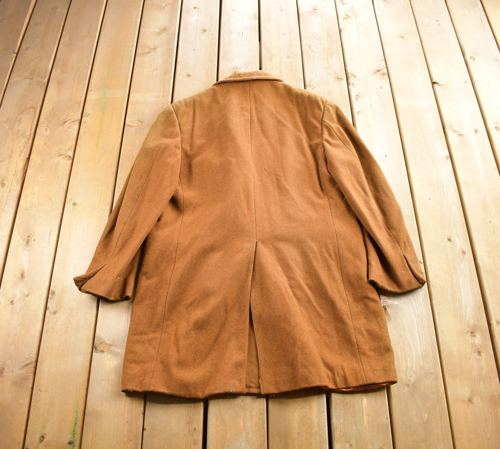 Vintage 1970s 100% Wool Simpsons The Edinburgh Button Up Winter Jacket