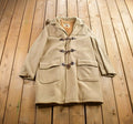 Vintage 1970s Craft Sportswear 100% Wool Toggle Button Up Fur Lined Jacket Made In Canada