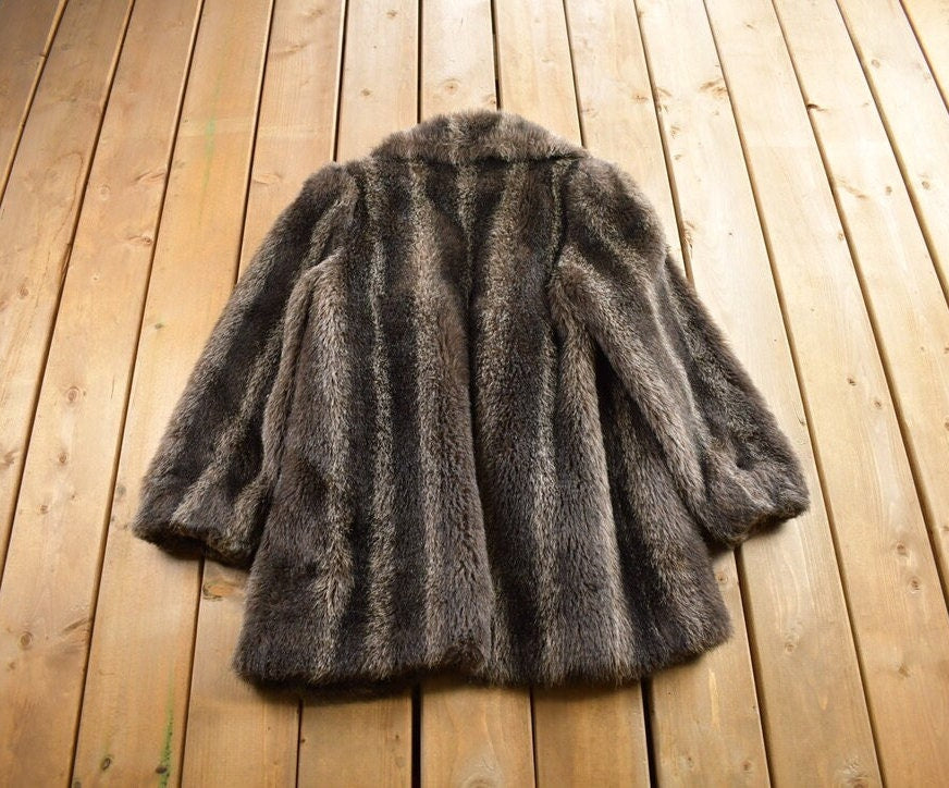 Vintage 1970s Jordache Full Length Mink Fur Coat