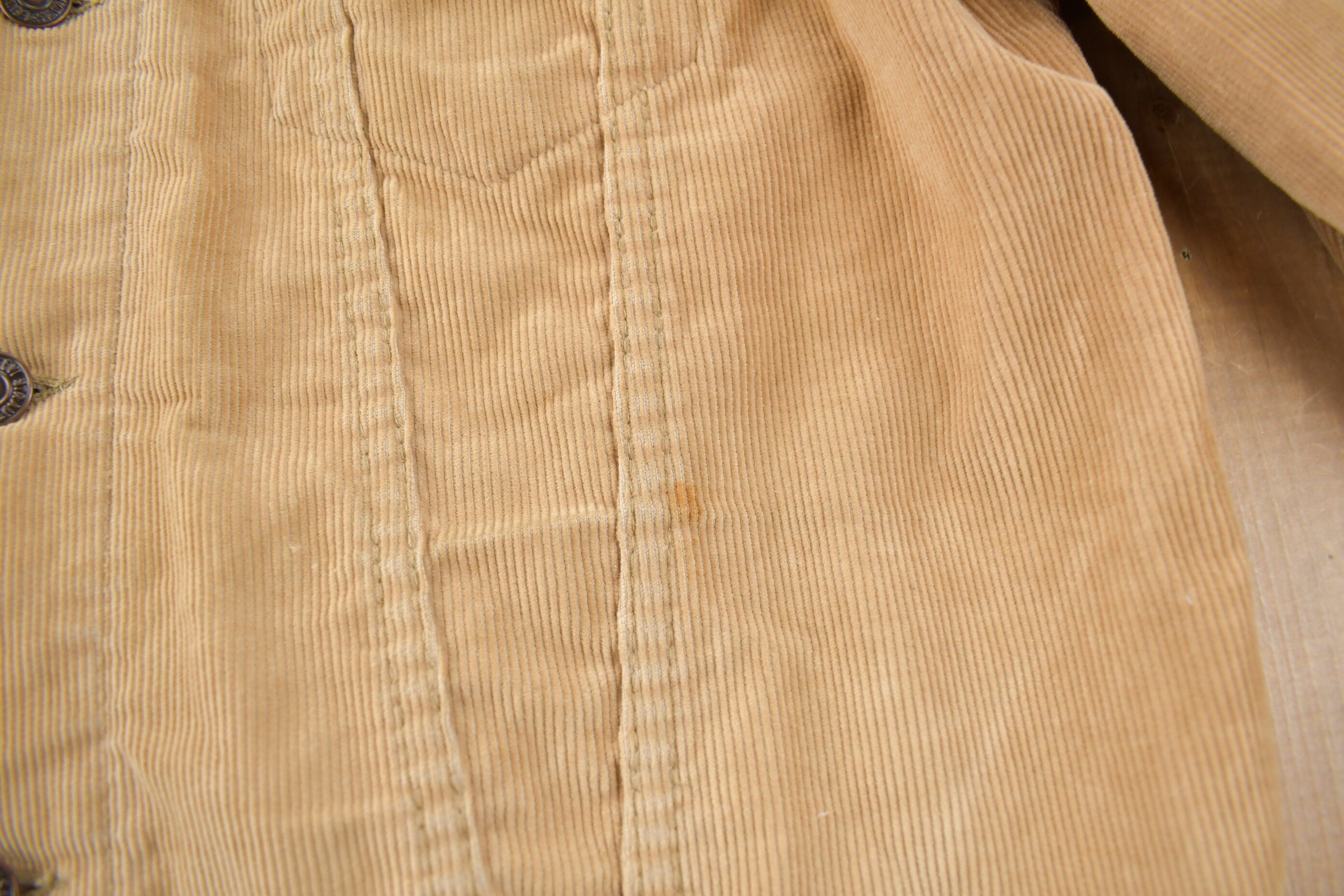 Vintage 1970s Levi's Corduroy Button Up Light Jacket