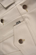Vintage 1970s Levi's Black & Gold Tab Button Up Light Jacket