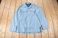 Vintage 1970s Levi's Blue Tab Big E Western Style Pearl Snap Button Up Shirt Made in USA Size M