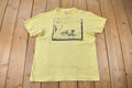 Vintage 1970S Fear and Loathing In Las Vegas Single Stitch Graphic T Shirt Made In USA Size Large