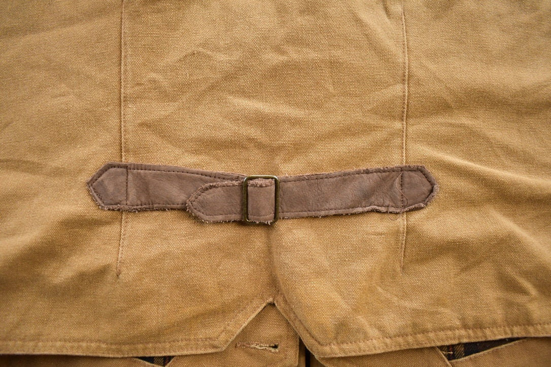 Vintage 1980s Wrangler Blanket Lined Work Vest Size XL
